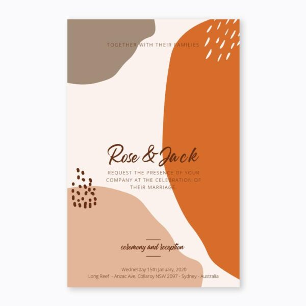 A6 INVITATION (PACK OF 50) - Image 1
