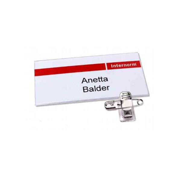 PUBLIC 40 NAME BADGES 7.6*2.9CM - Image 1