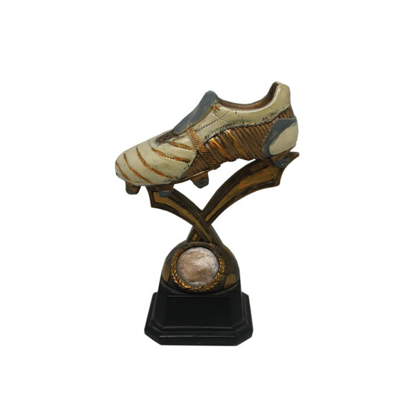 FOOTBALL TROPHY 11CM GOLDEN BOOT - Image 1
