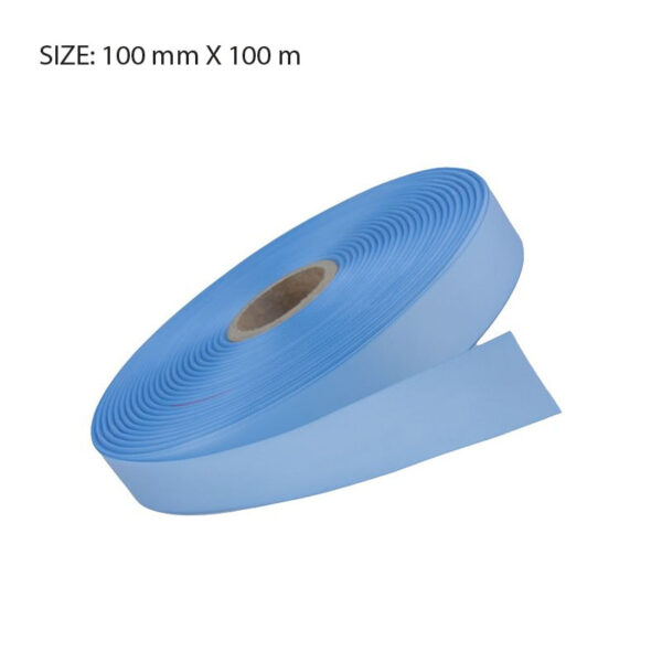 BABY BLUE ELAN SINGLE FACED SATIN 100MMX100 - Image 1