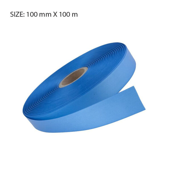 CORNFLOWER ELAN SINGLE FACE SATIN 100MMX100M - Image 1