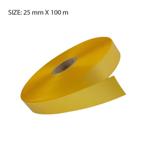 DAFFODIL  ELAN SINGLE FACE SATIN 25MMX100M - Image 1
