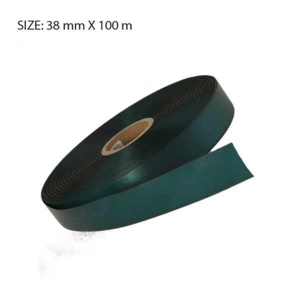 HUNTER GREEN ELAN SINGLE FACE SATIN 38MMX100M - Image 1