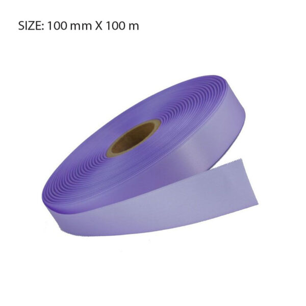 LILAC ELAN SINGLE FACED SATIN 100MMX100M - Image 1
