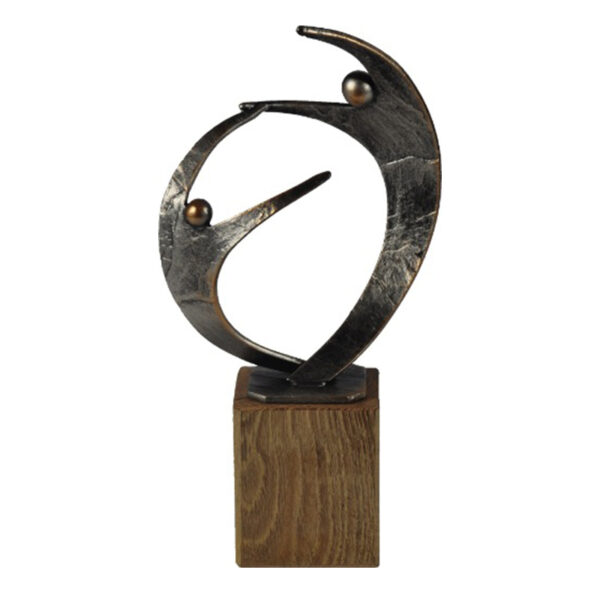 ACHIEVMENT AWARD "LEANING PEOPLE" 31CM - Image 1