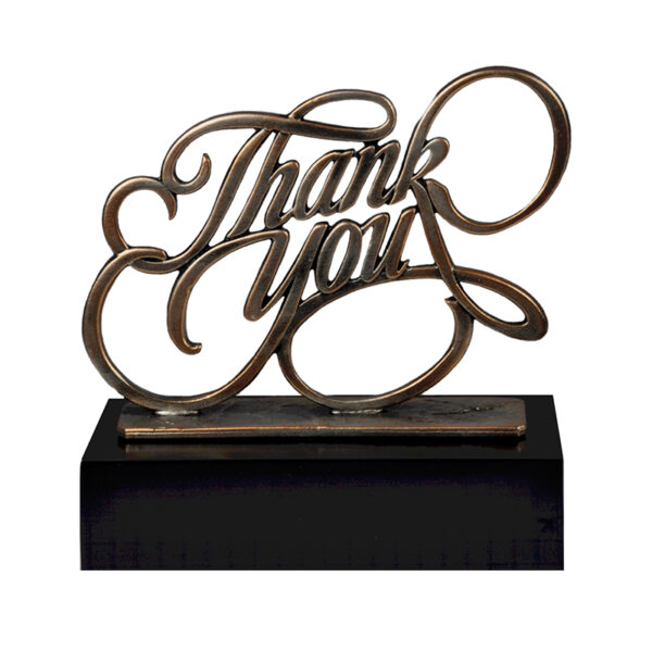 ACHIEVEMENT AWARD "THANK YOU" 20.5CM - Image 1