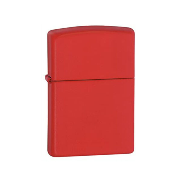 ZIPPO LIGHTER IN RED MATTE - Image 1
