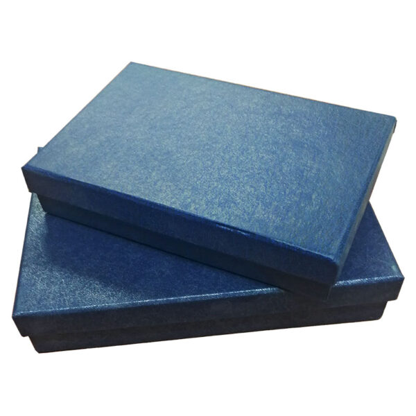 PREMIUM HARDBOARD BLUE BOX 39.5 X 31.5 X 4.5 CM - Image 1