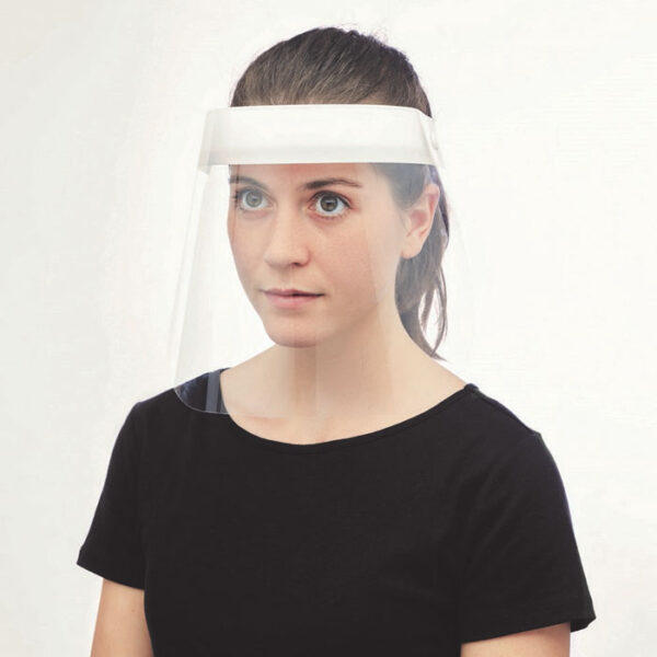 FACE SHIELD FOR ADULTS WITH ELASTIC HEADBAND - Image 1