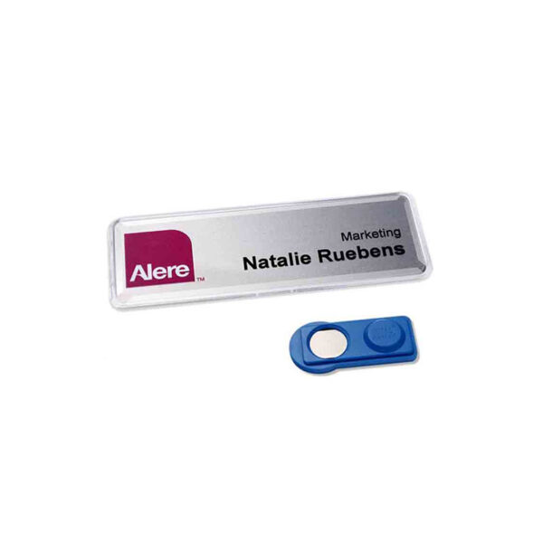 ALULINE PLUS 25 SILVER NAMEBADGE - Image 1