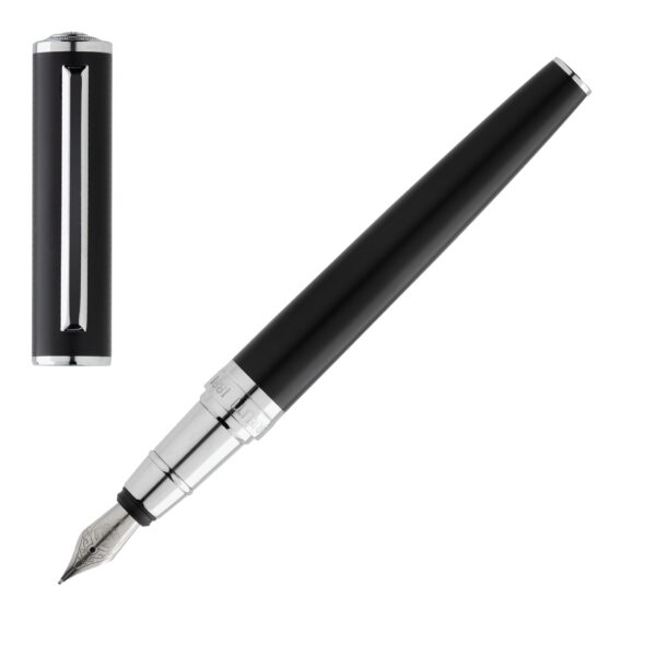CERRUTI 1881 FOUNTAIN PEN MOTLEY BLACK - Image 1