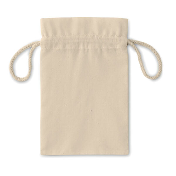 SMALL GIFT COTTON DRAW CORD BAG - Image 3