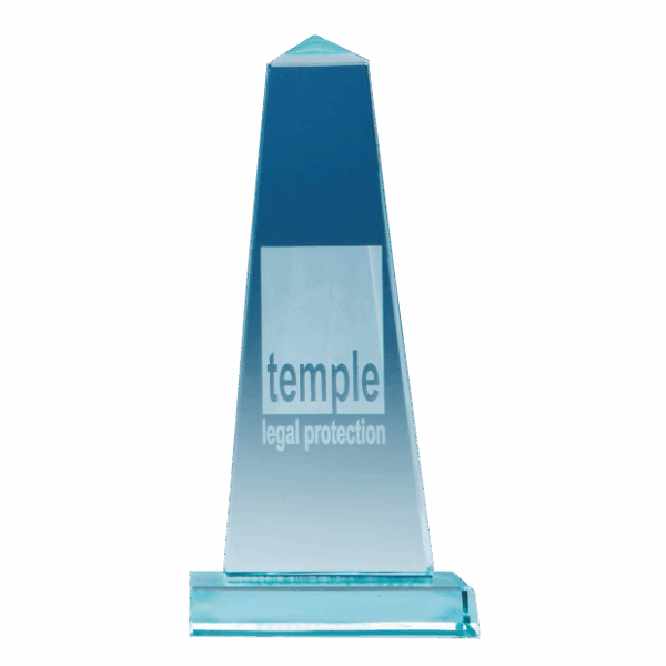DELUXE CRYSTAL AWARD 22.5CM - Image 2