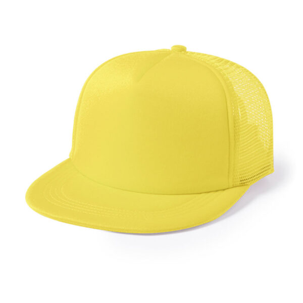 YOBS 5-PANEL MESH CAP – ADJUSTABLE BUTTON CLOSURE WITH FLAT VISOR, BRIGHT COLORS - Image 5
