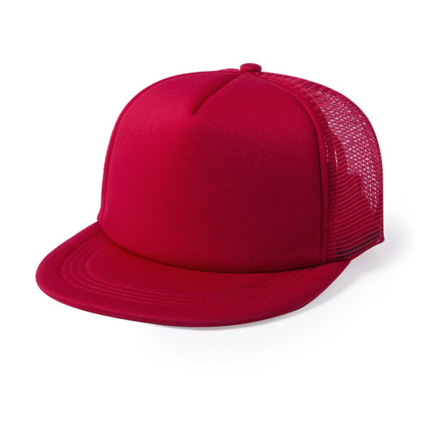 YOBS 5-PANEL MESH CAP – ADJUSTABLE BUTTON CLOSURE WITH FLAT VISOR, BRIGHT COLORS - Image 4