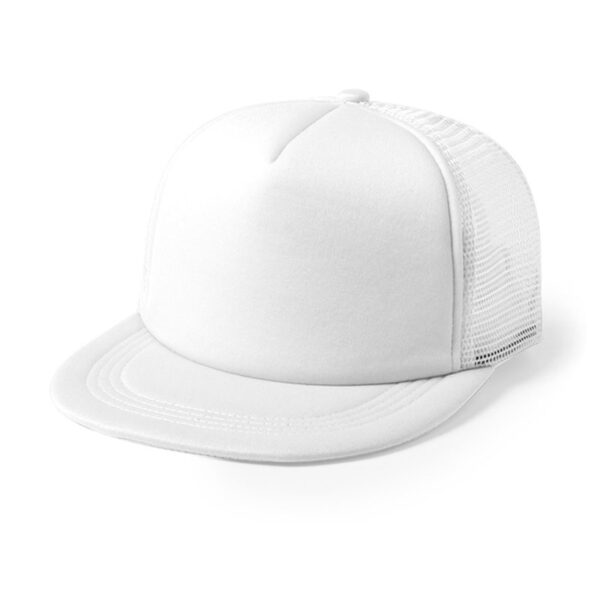 YOBS 5-PANEL MESH CAP – ADJUSTABLE BUTTON CLOSURE WITH FLAT VISOR, BRIGHT COLORS - Image 3