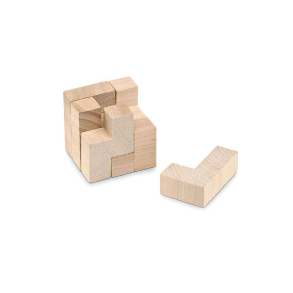 7-PIECE WOODEN PUZZLE GAME - Image 1