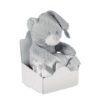 LARGE PLUSH GREY TEDDY BEAR