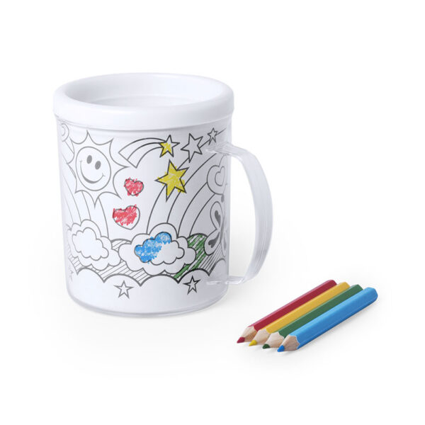 MUG FOR COLORING WITH REMOVABLE OUTER SHELL - Image 1