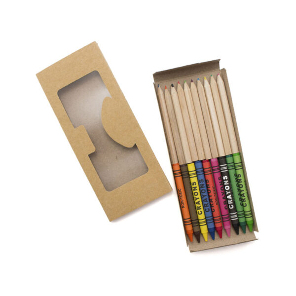 SET OF CRAYONS & COLOURED PENCILS - Image 3