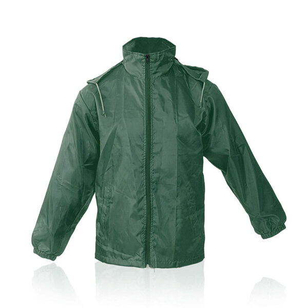 GREEN RAINCOAT WITH ZIPPER - Image 1