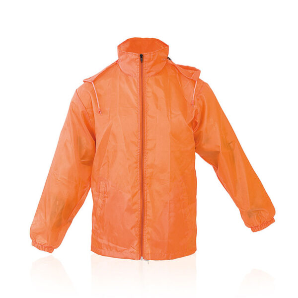 ORANGE RAINCOAT WITH ZIPPER - Image 1