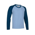 SKY BLUE / ORION NAVY BLUE LONG SLEEVE T-SHIRT