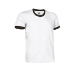 WHITE & BLACK TWO-TONE T-SHIRT | COTTON TEE FOR CASUAL OR PROMOTIONAL WEAR