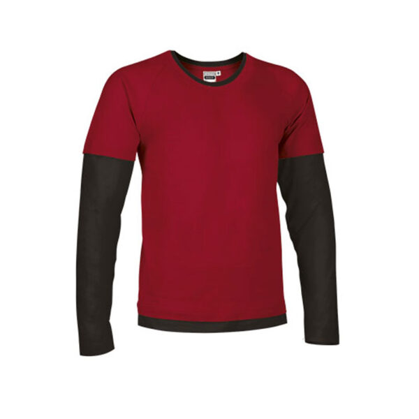 LOTTO RED / BLACK LONG SLEEVE T-SHIRT - Image 1