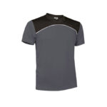 CHARCOAL GREY MAURICE TECHNICAL T-SHIRT