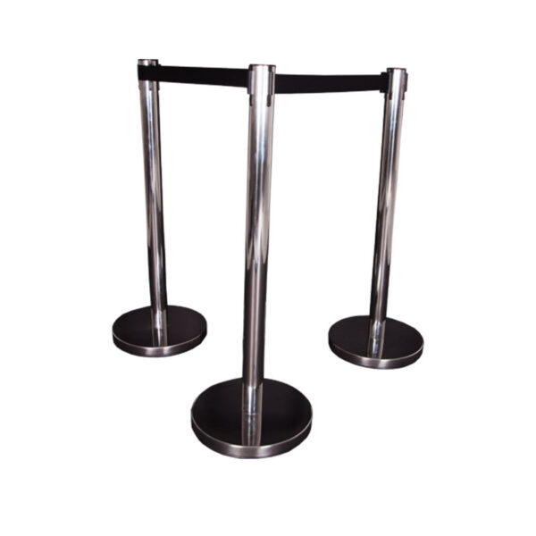 QUEUING BARRIER WITH BLACK BELT - Image 1