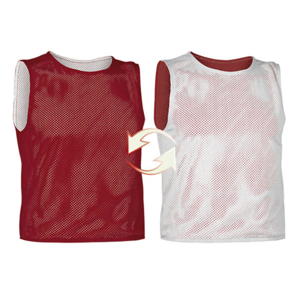 REVERSIBLE SPORT BIB RED/WHITE - Image 1