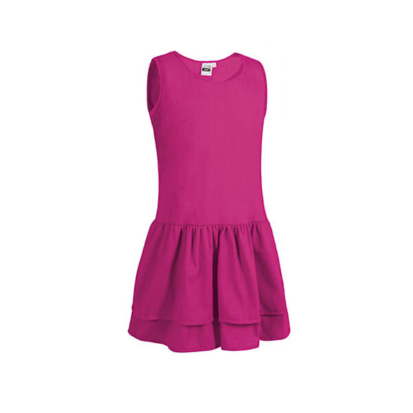 KIDS DRESS IN MAGENTA PINK - Image 1