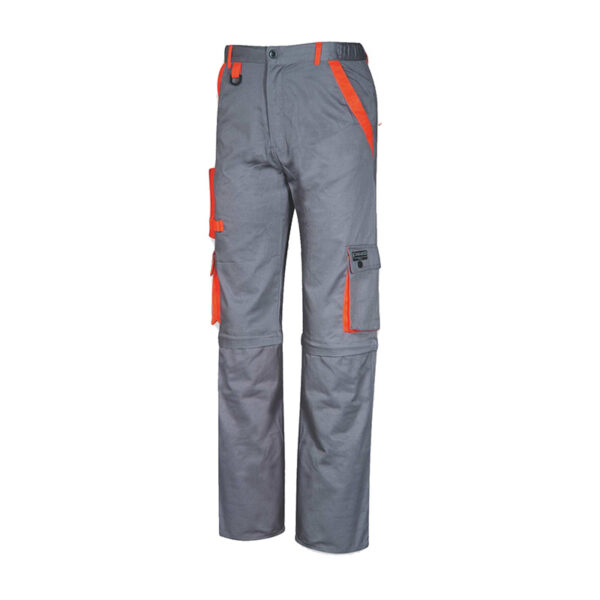 GREY WORKING TROUSER WITH MULTIPLE POCKETS - Image 1