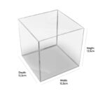 ACRYLIC CLEAR BOX 12.5 x 12.5 x 12.5 CM