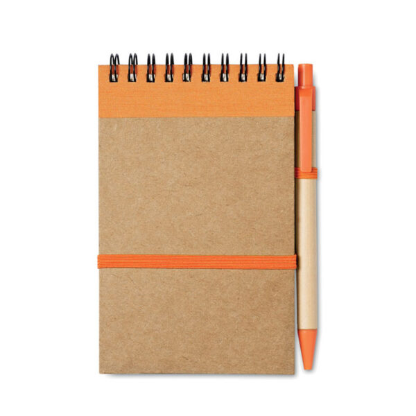 RECYCLED NOTEBOOK WITH PEN - Image 4