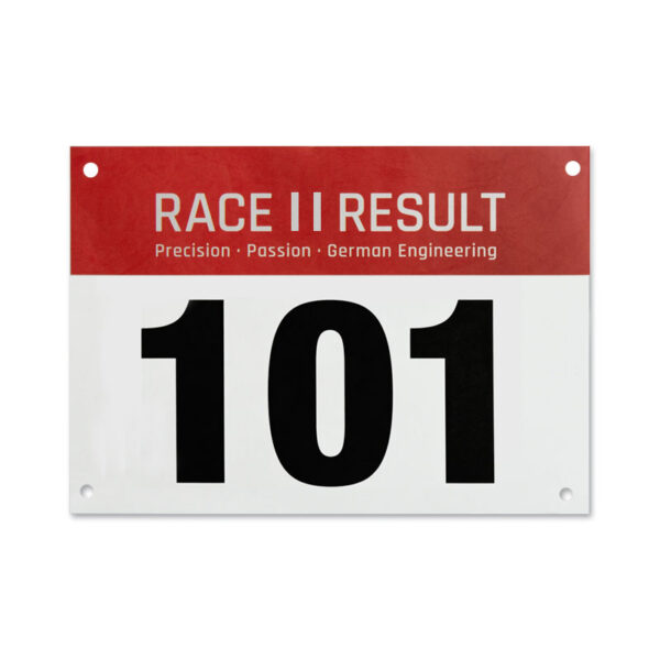 BIB NUMBERS MADE OF VINYL - Image 1