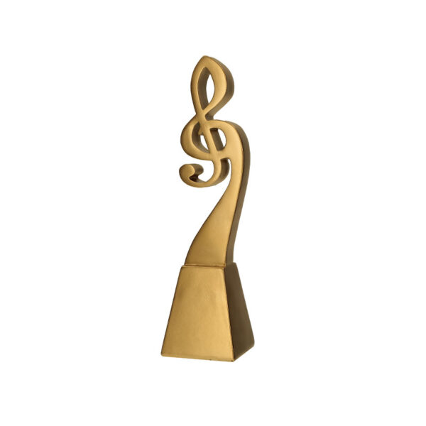 MUSIC TREBLE CLEF SYMBOL AWARD 23CM - Image 1