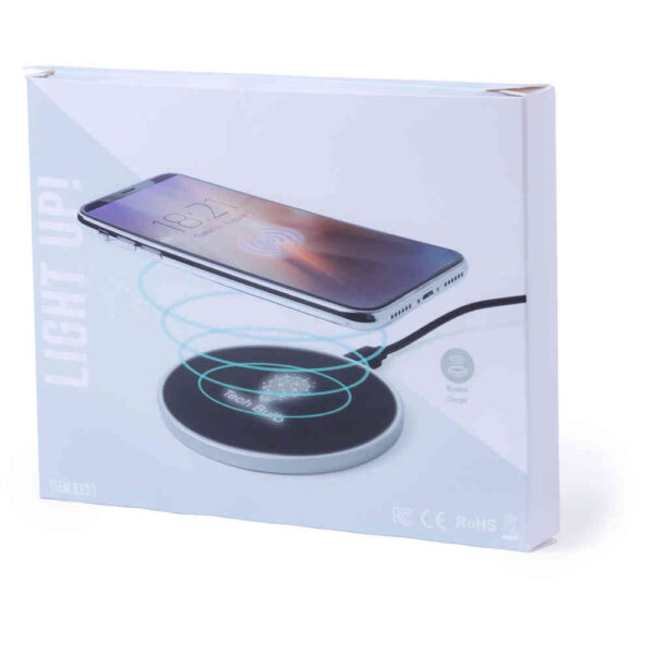 GLOWCHARGE LED WIRELESS CHARGER – ILLUMINATED LOGO WITH LASER-ENGRAVED EFFECT - Image 4