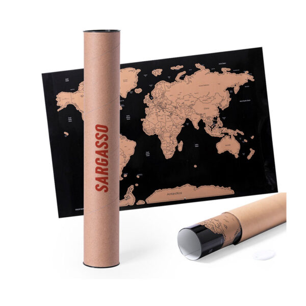 WORLD MAP IN NATURE LINE - Image 5