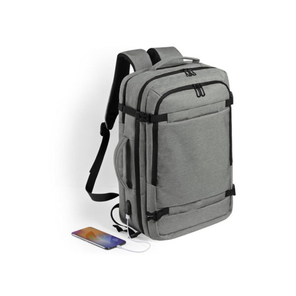 URBANPRO 2-IN-1 BAG – BACKPACK & DOCUMENT HOLDER WITH USB & 17" LAPTOP SLOT - Image 11