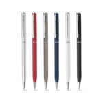 METAL BALL PEN LESLEY WITH CLIP AND BLUE INK - Image 10
