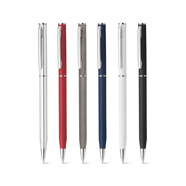 METAL BALL PEN LESLEY WITH CLIP AND BLUE INK - Image 20