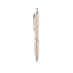 ECO BALL PEN WITH CLIP – WHEAT STRAW & ABS, BLUE INK - Image 15