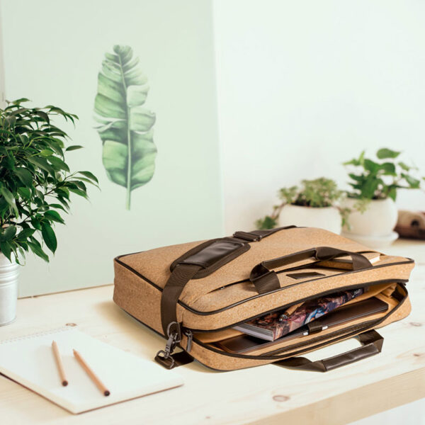 CORK LAPTOP BAG 15.6? WITH SHOULDER STRAP - Image 8