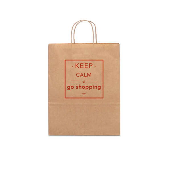 MEDIUM KRAFT PAPER BAG WITH TWISTED HANDLE - Image 7