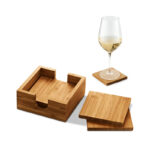 SET OF 4 BAMBOO COASTERS - Image 2