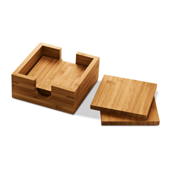 SET OF 4 BAMBOO COASTERS - Image 3