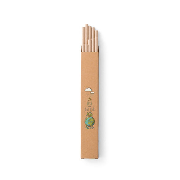 LAMONE SET OF 10 KRAFT PAPER STRAWS - Image 10