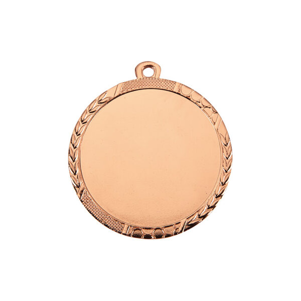 PERSONALIZED BRONZE MEDAL 60MM WITH CUSTOM PRINTED LABEL – AWARD MEDAL FOR SPORT - Image 2